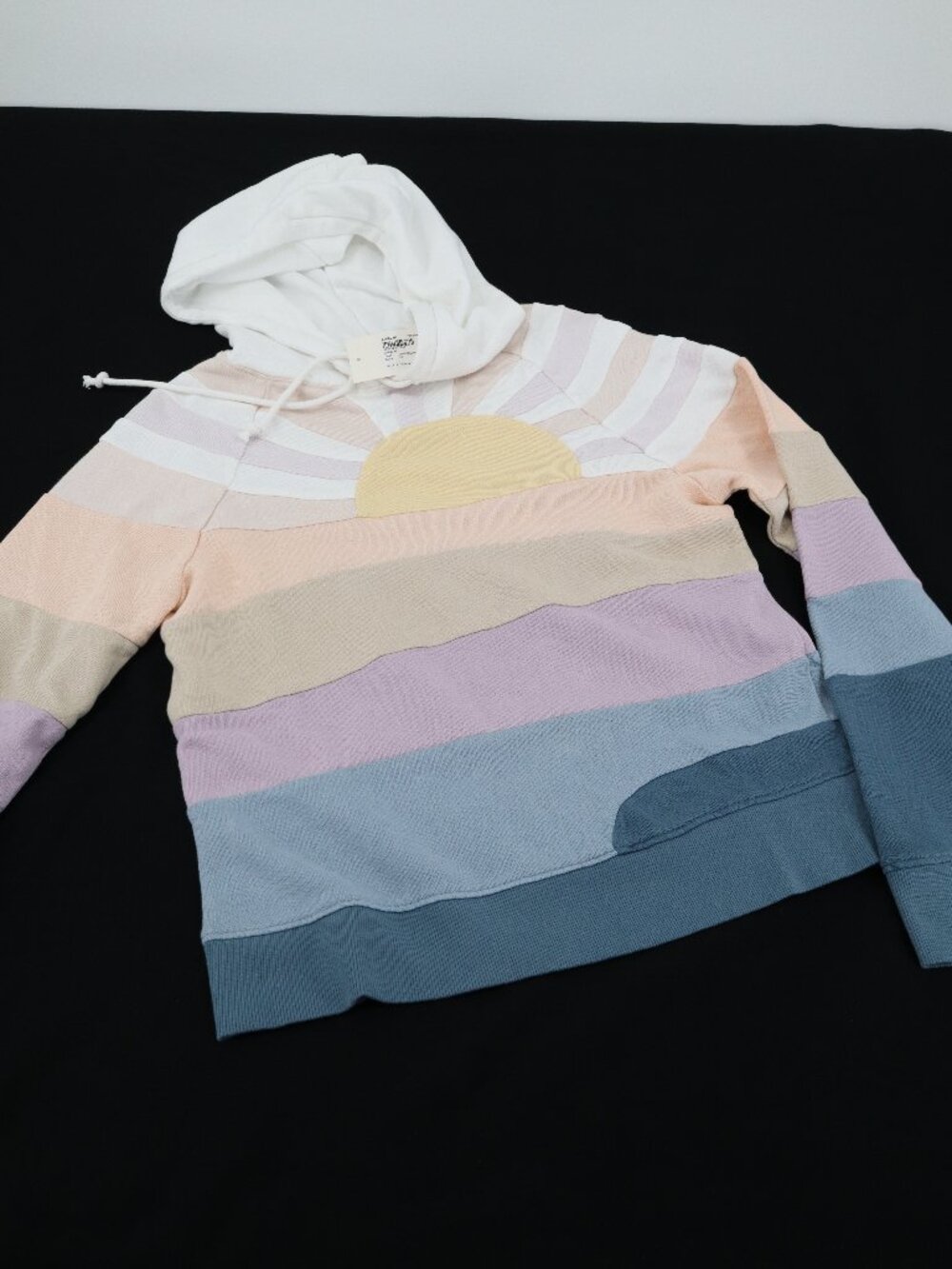 NWT Faherty Soleil Hoodie Coastal Canyon Sun Sea Cotton French Terry XS WKS2336 - Picture 3 of 14
